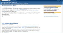 Desktop Screenshot of comunicatistampafree.blogspot.com