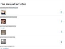 Tablet Screenshot of fourseasonsfoursisters.blogspot.com