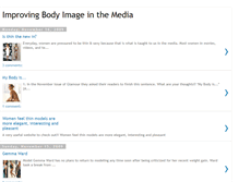 Tablet Screenshot of improvingbodyimageinthemedia.blogspot.com