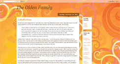 Desktop Screenshot of oldenfamily.blogspot.com