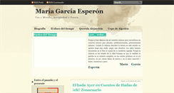 Desktop Screenshot of mariagarciaesperon2.blogspot.com