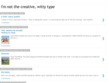 Tablet Screenshot of imnotthecreativewittytype.blogspot.com