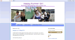 Desktop Screenshot of happyrunnergrl.blogspot.com