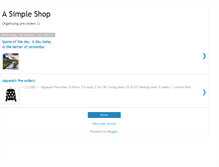 Tablet Screenshot of a-simpleshop.blogspot.com