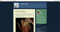 Desktop Screenshot of anatomynotes.blogspot.com