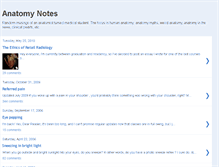 Tablet Screenshot of anatomynotes.blogspot.com