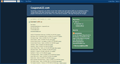 Desktop Screenshot of couponsa2z.blogspot.com
