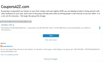 Tablet Screenshot of couponsa2z.blogspot.com