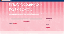 Desktop Screenshot of desayunossorpresacali.blogspot.com