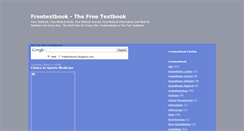 Desktop Screenshot of freetextbook.blogspot.com