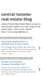 Mobile Screenshot of central-toronto-real-estate-blog.blogspot.com