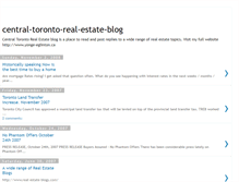 Tablet Screenshot of central-toronto-real-estate-blog.blogspot.com