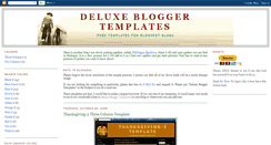 Desktop Screenshot of deluxebloggertemplates.blogspot.com