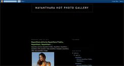 Desktop Screenshot of nayanthara-sexy-photo-gallery.blogspot.com