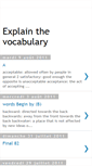 Mobile Screenshot of explainthevocabulary.blogspot.com