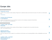 Tablet Screenshot of localjobsinsweden.blogspot.com