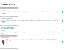 Tablet Screenshot of lepuspacastle.blogspot.com