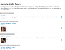 Tablet Screenshot of mamasapplecores.blogspot.com