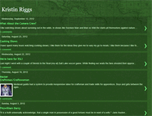 Tablet Screenshot of kristinriggs.blogspot.com