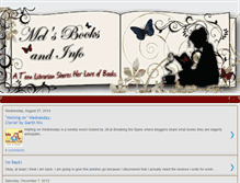 Tablet Screenshot of bookgirl-mel.blogspot.com