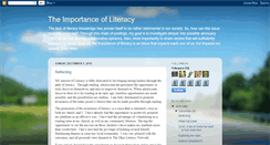 Desktop Screenshot of learnthroughliteracy.blogspot.com