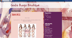 Desktop Screenshot of gadisbungaboutique.blogspot.com