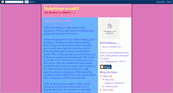 Desktop Screenshot of dolphinprncss03.blogspot.com