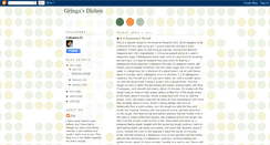Desktop Screenshot of gringasdishes.blogspot.com