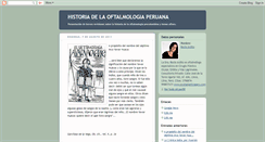 Desktop Screenshot of historiadelaoftalmologiaperuana.blogspot.com