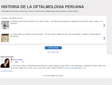 Tablet Screenshot of historiadelaoftalmologiaperuana.blogspot.com