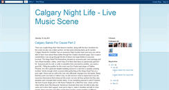 Desktop Screenshot of calgarylivemusic.blogspot.com