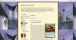 Desktop Screenshot of magiclaboratory.blogspot.com