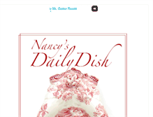 Tablet Screenshot of nancysdailydish.blogspot.com