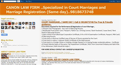 Desktop Screenshot of canonlawfirm.blogspot.com