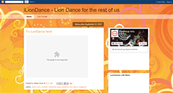 Desktop Screenshot of iliondance.blogspot.com