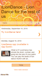 Mobile Screenshot of iliondance.blogspot.com