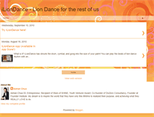 Tablet Screenshot of iliondance.blogspot.com