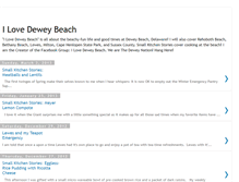 Tablet Screenshot of ilovedeweybeach.blogspot.com