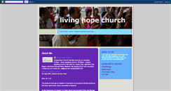 Desktop Screenshot of livinghopechurchindia.blogspot.com