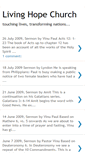 Mobile Screenshot of livinghopechurchindia.blogspot.com