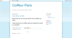 Desktop Screenshot of coiffeurparis.blogspot.com