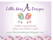 Tablet Screenshot of littlemissadesigns.blogspot.com