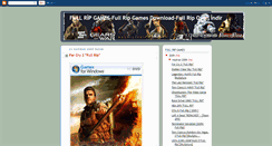 Desktop Screenshot of fullrip-games.blogspot.com