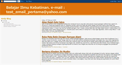 Desktop Screenshot of belajar-ilmu-kebatinan.blogspot.com
