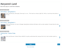 Tablet Screenshot of maryannesland.blogspot.com
