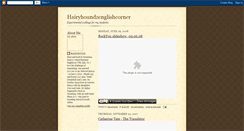 Desktop Screenshot of hairyhoundzpage.blogspot.com