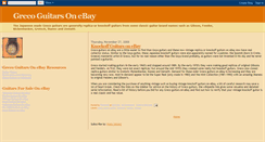 Desktop Screenshot of greco-guitars.blogspot.com