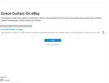 Tablet Screenshot of greco-guitars.blogspot.com