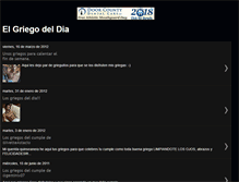 Tablet Screenshot of elgriegodeldia.blogspot.com