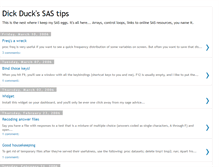 Tablet Screenshot of dickduckssastips.blogspot.com